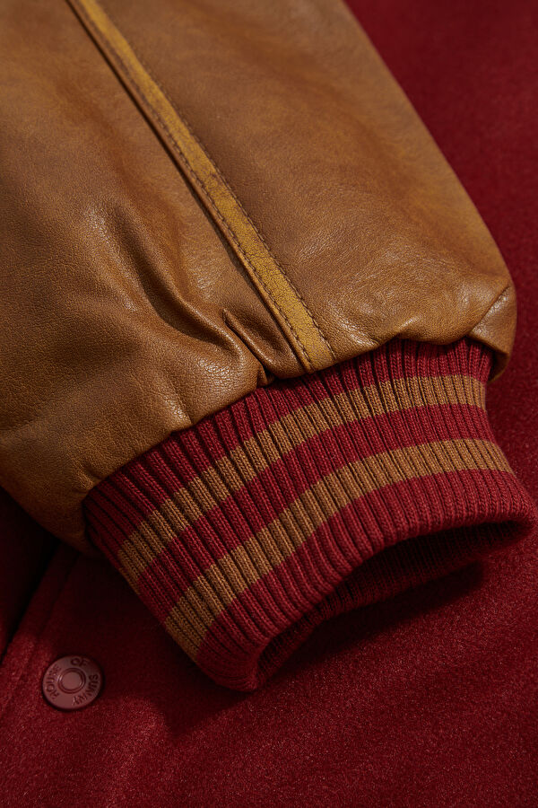 Burgundy Women's Jacket 6