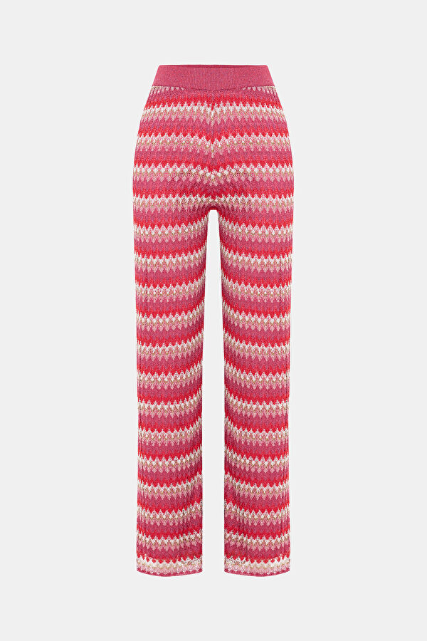 Multicolor Wide Leg Trousers
