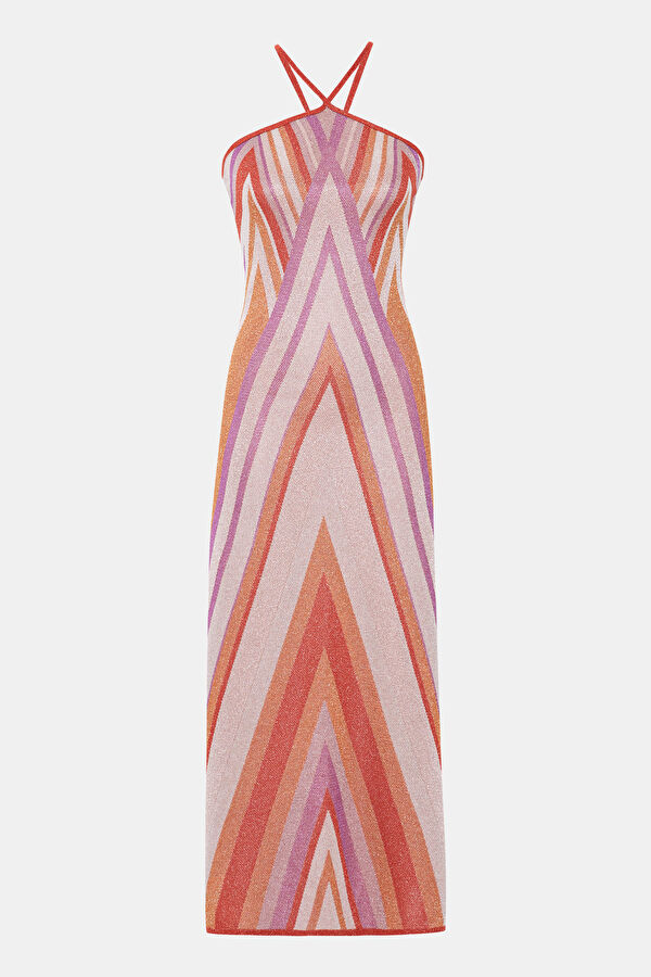 Multicolor Midi Dress