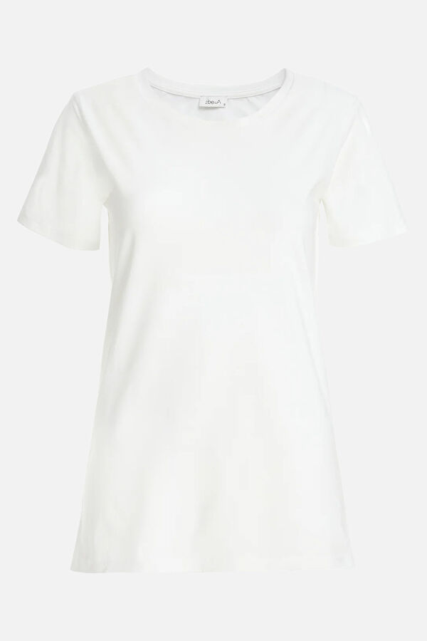 White Crew Neck Women's T-Shirt