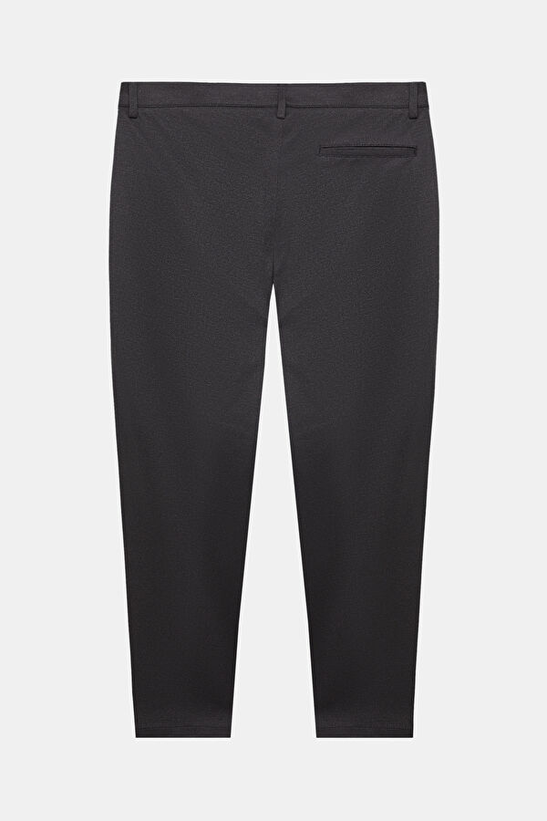 Black Straight Leg Men's Trousers 2