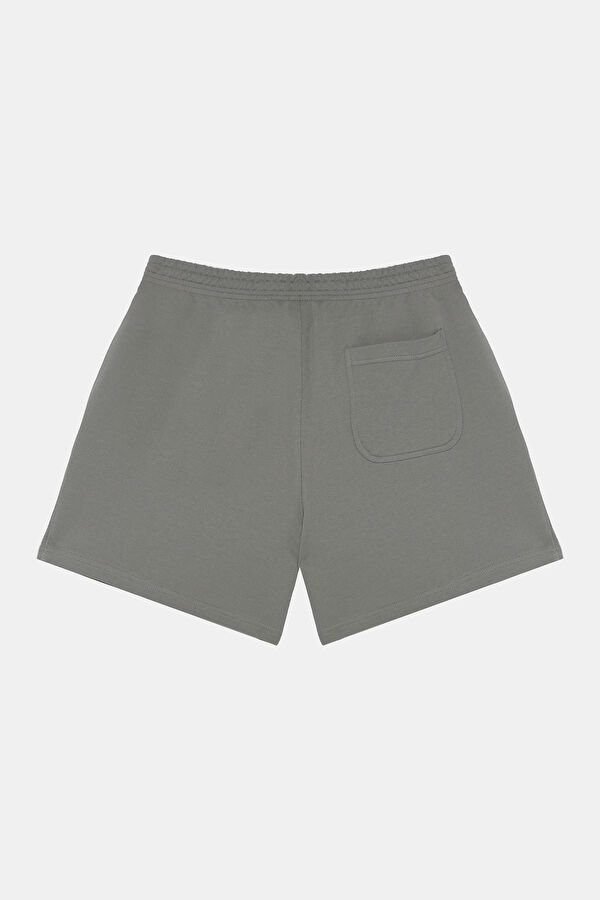Gray Printed Organic Cotton Shorts 2