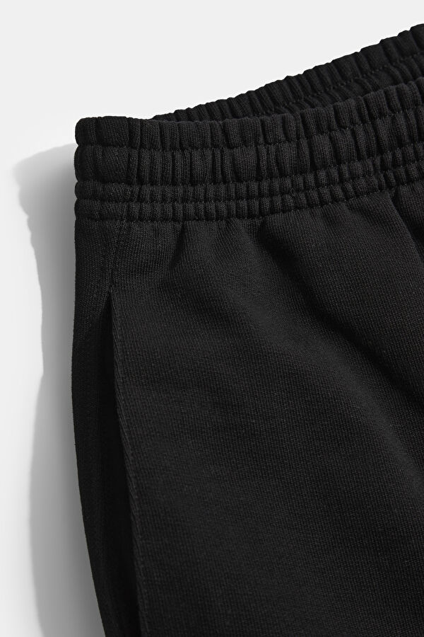 Black Printed Organic Cotton Shorts 3