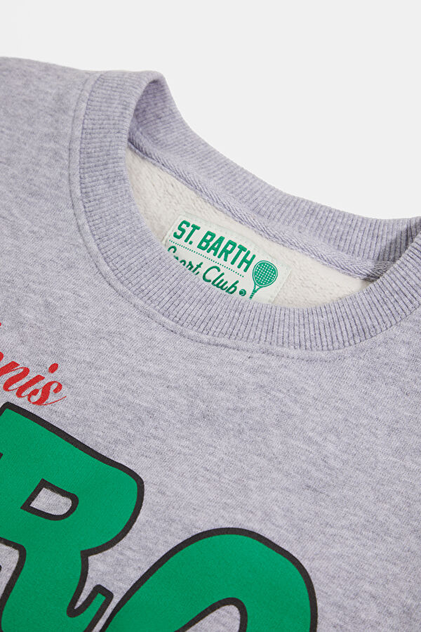 Gri Bisiklet Yaka Sweatshirt 3