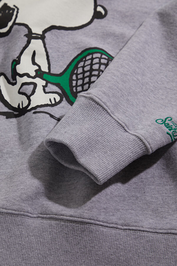 Gri Bisiklet Yaka Sweatshirt 5