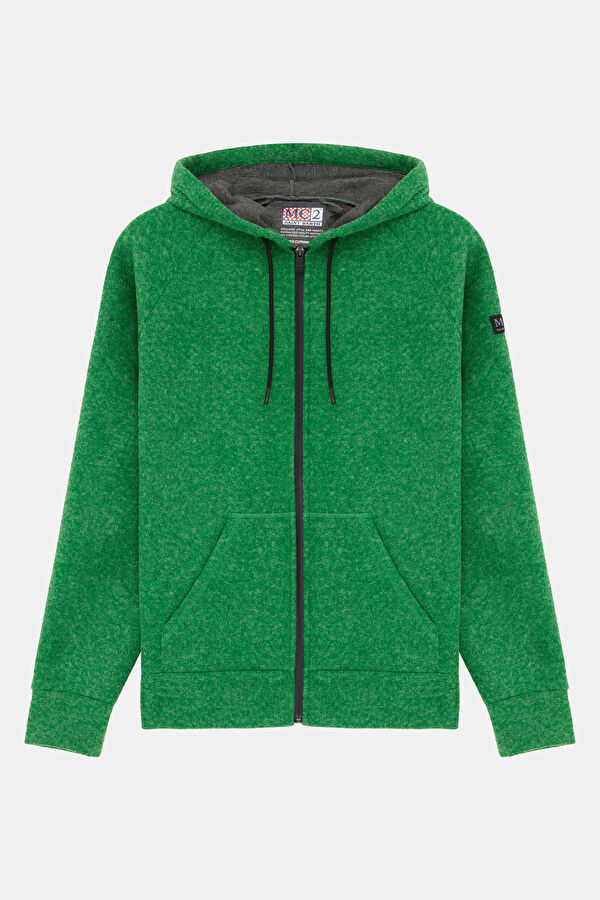 Green Zipper Men's Jacket