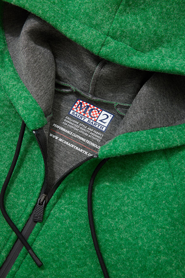 Green Zipper Men's Jacket 3