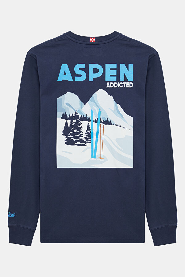 Navy Blue Crew Neck Men's T-Shirt