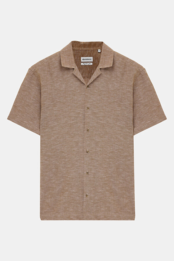 Coffee Resort Collar Men's Shirt