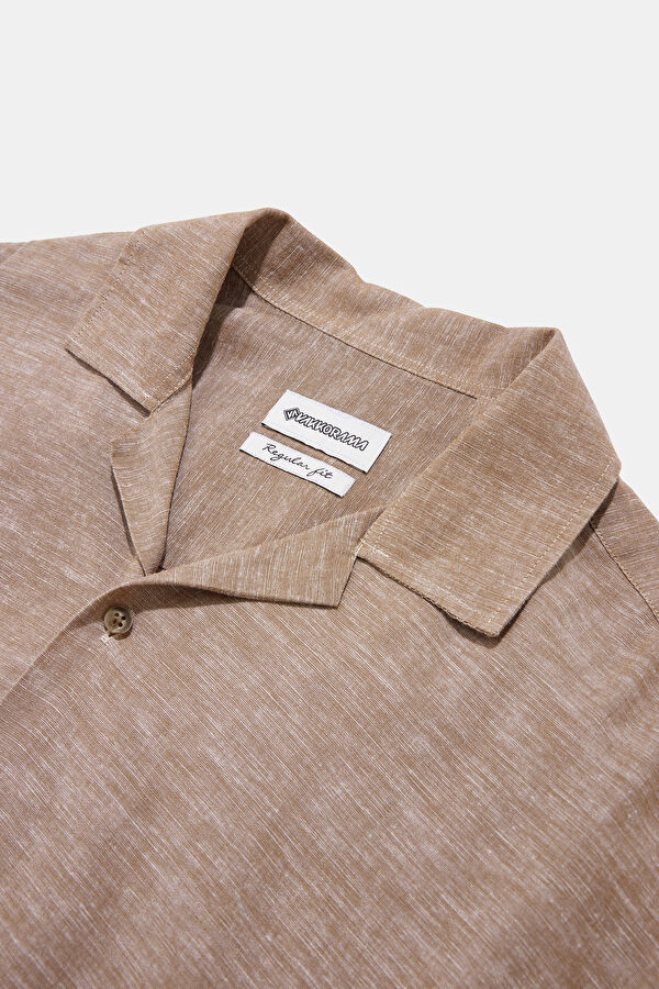 Coffee Resort Collar Men's Shirt 3