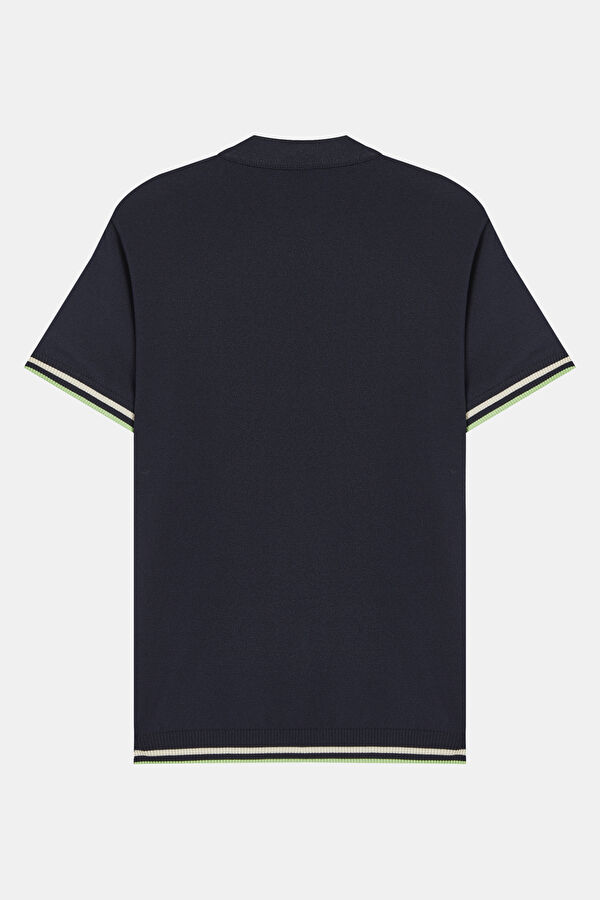 Lacivert Polo Yaka Erkek T-Shirt 2