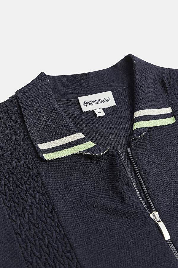 Lacivert Polo Yaka Erkek T-Shirt 3