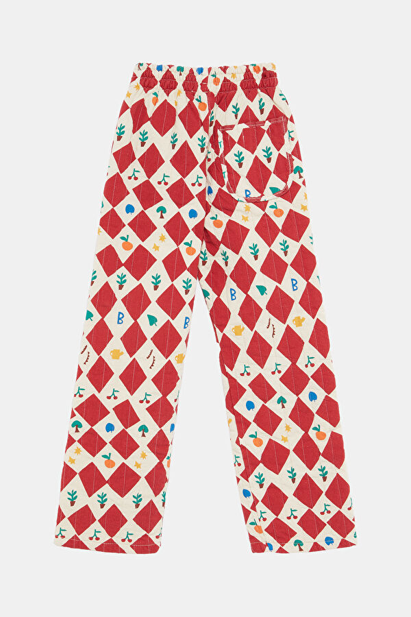Red Slim Leg Trousers 2
