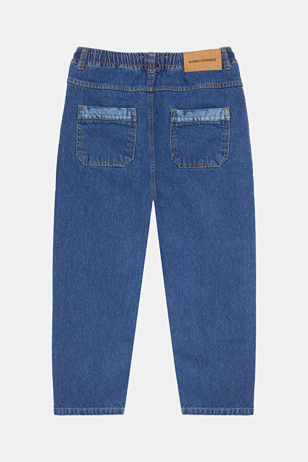 Blue Slim-Fit Kids Sports Pants 2
