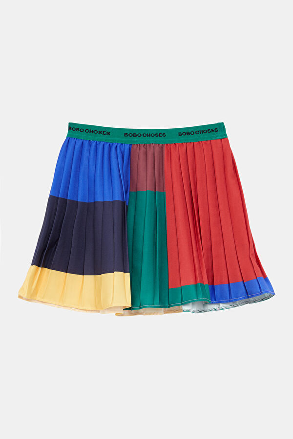 Multicolored Patterned Kids Skirt 2