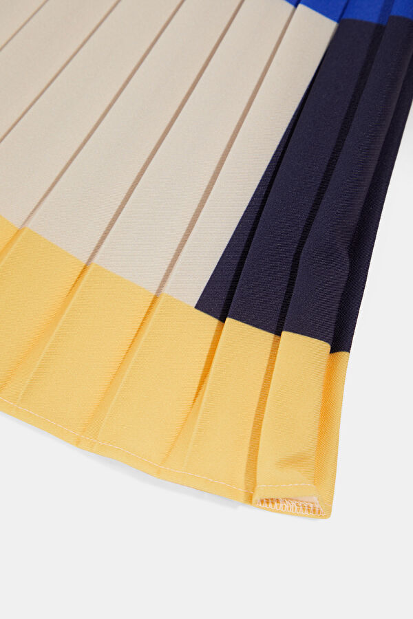 Multicolored Patterned Kids Skirt 4