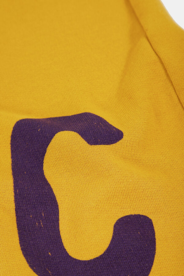 Yellow Slim-Fit Kids Sports Pants 4