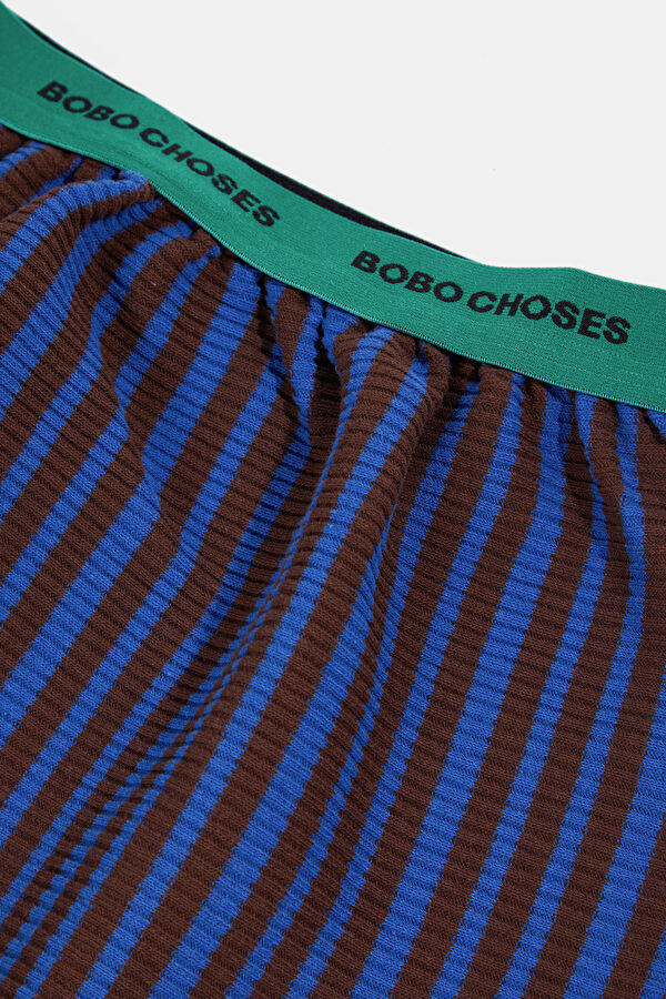 Blue Patterned Kids Skirt 3