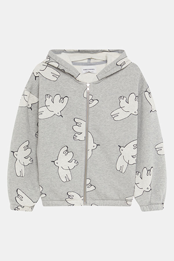 Light Grey Relax Fit Crew Neck Kids Sweatshirt