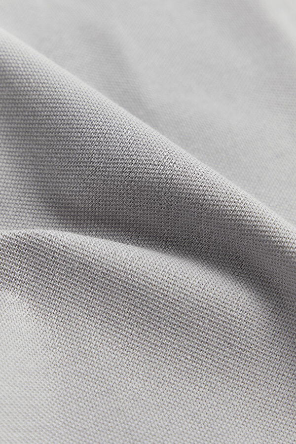 Grey Polo Collar Men's T-Shirt 5