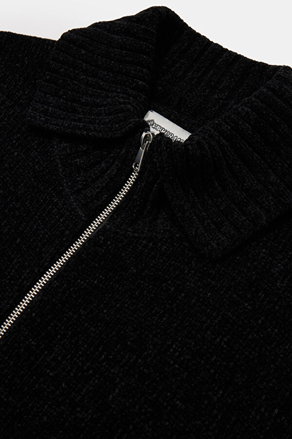 Black Knit Women's Cardigan 3