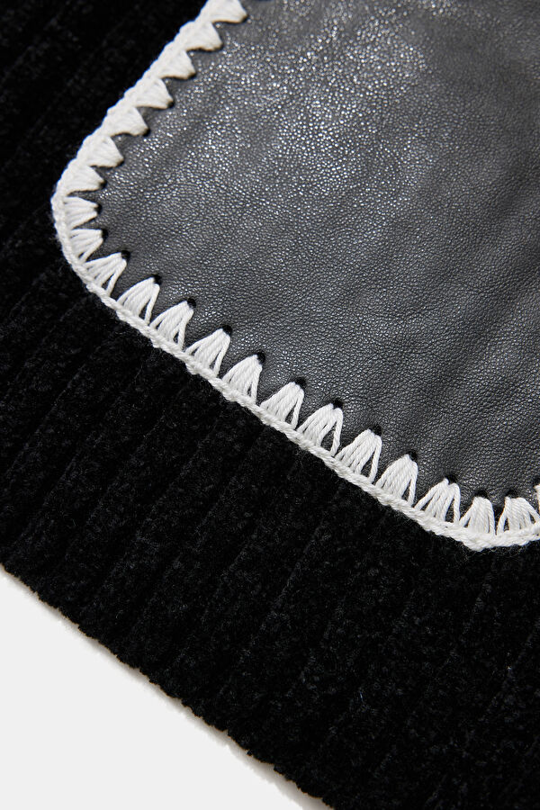 Black Knit Women's Cardigan 4