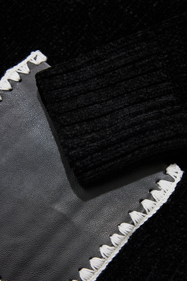 Black Knit Women's Cardigan 5