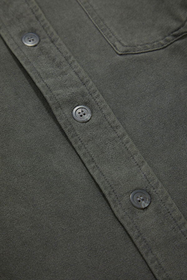 Relax Fit Anthracite Men's Shirt 5