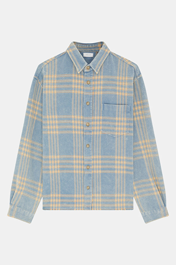 Relax Fit Light Blue Men's Shirt