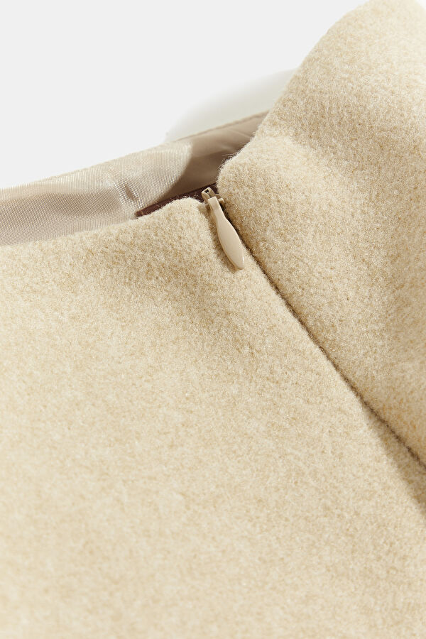 Beige Women's Skirt 3