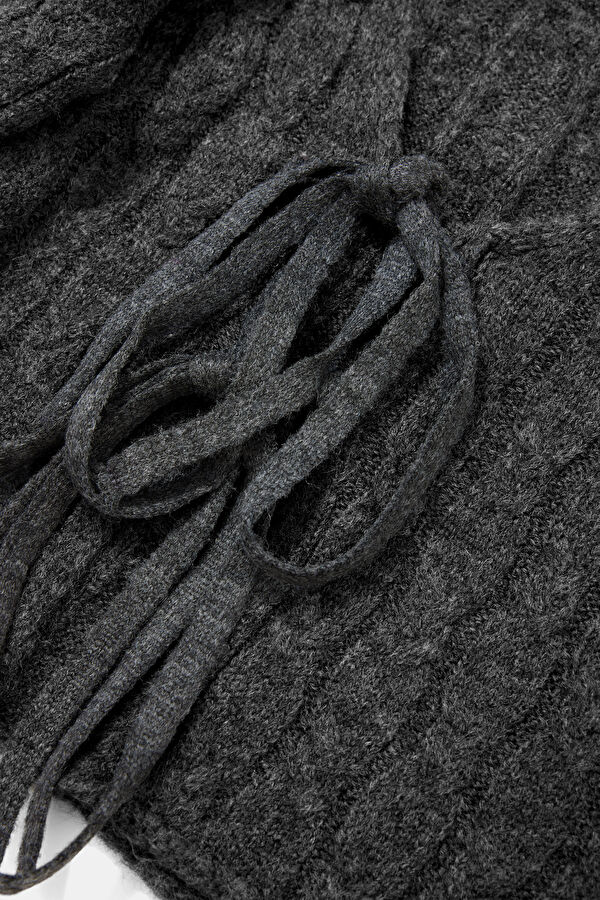 Anthracite Knit Women's Cardigan Cardigan 4