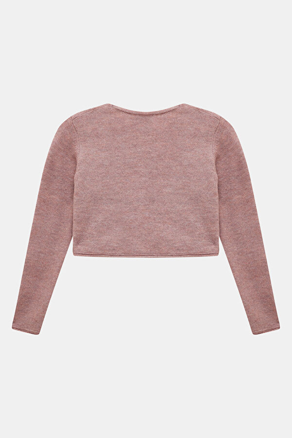 Pink Knit Women's Cardigan 2