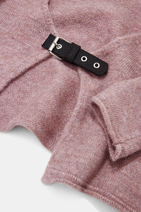 Pink Knit Women's Cardigan 4