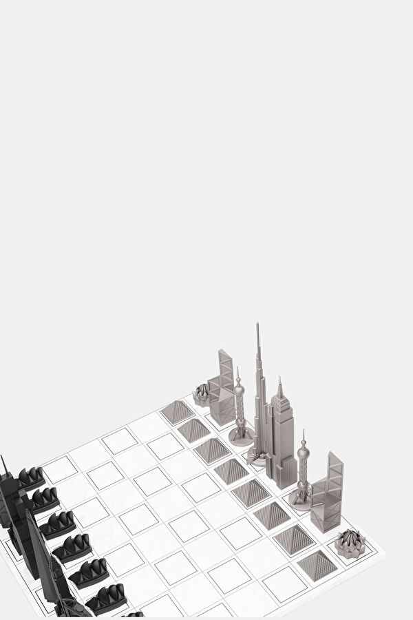 Stainless Steel World Icons Edition Satranç