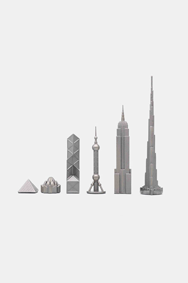 Stainless Steel World Icons Edition Satranç 3