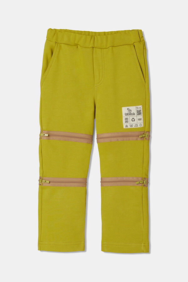 Dar Paça Sarı Spor Pantolon