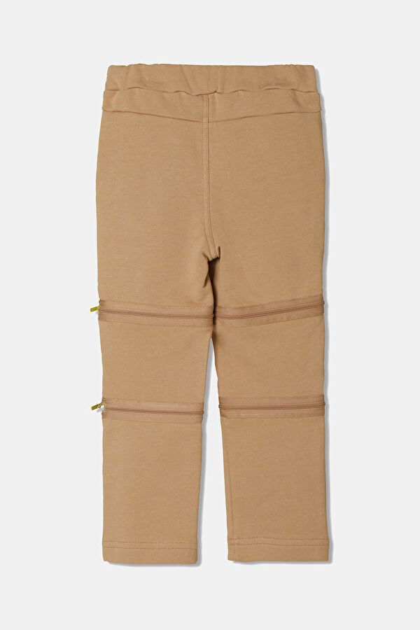 Dar Paça Bej Spor Pantolon 2