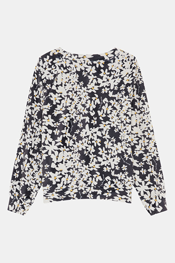 Navy Blue Comfort Hooded Sweatshirt 2