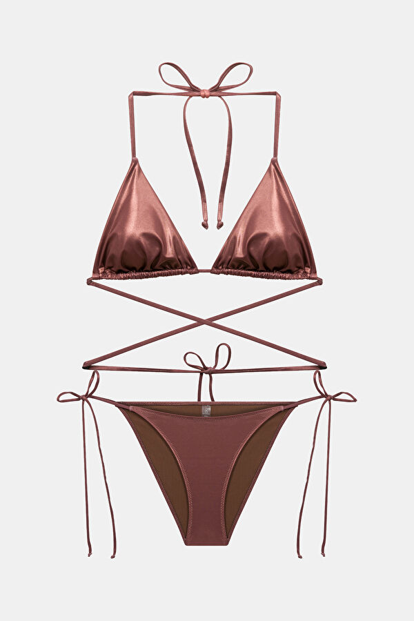 Too Hot to Handle Kahve Bikini