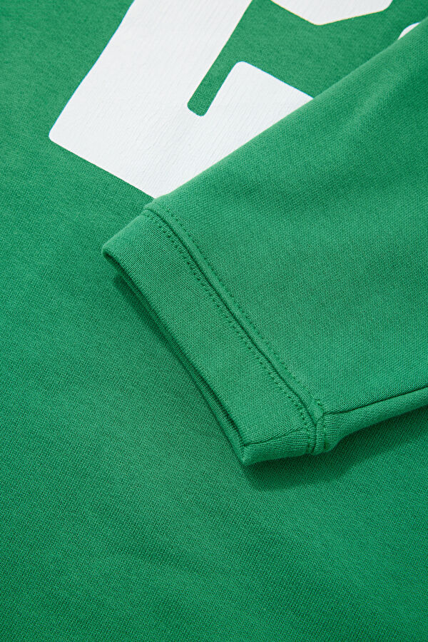 Comfort Green Crew Neck Kids T-Shirt 4