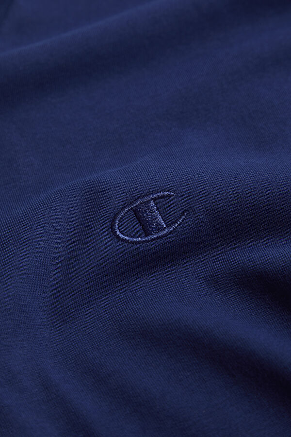 Relax Kalıp Bisiklet Yaka Lacivert T-Shirt 4