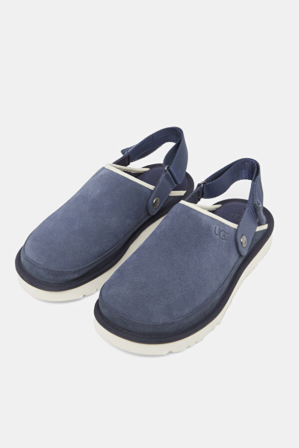 M Goldencoast Clog Blue Men's Leather Sandals 6