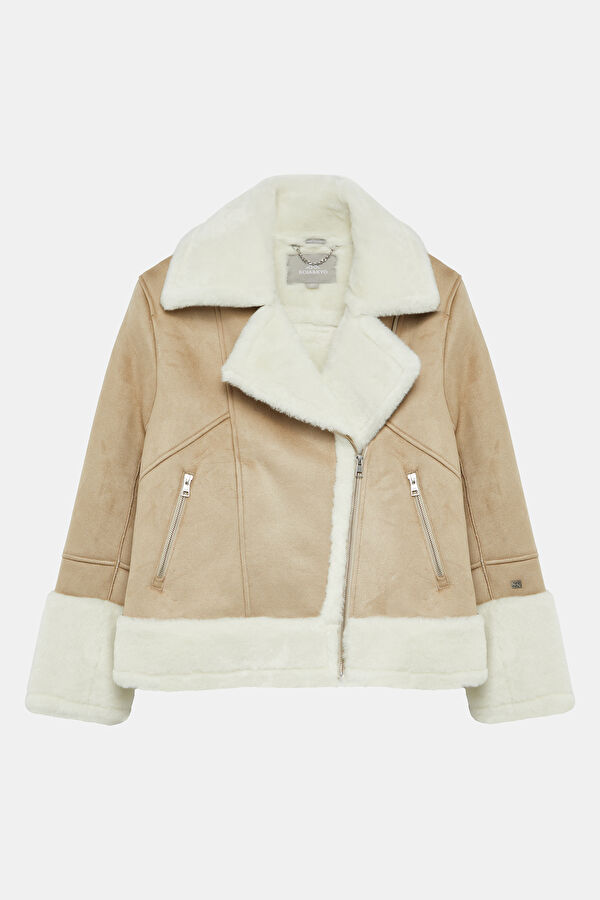 Beige Women's Coat