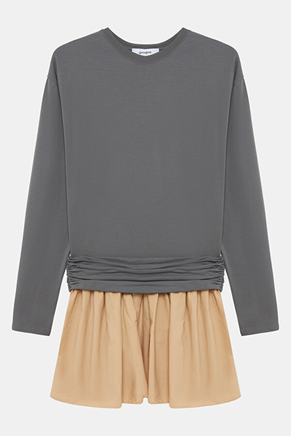 Dark Gray Mini Women's Dress