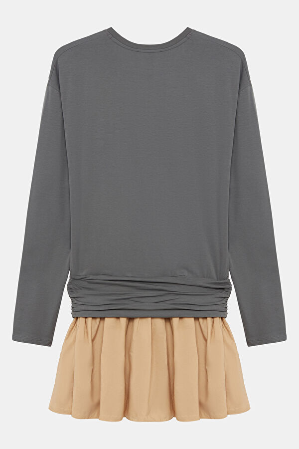 Dark Gray Mini Women's Dress 2