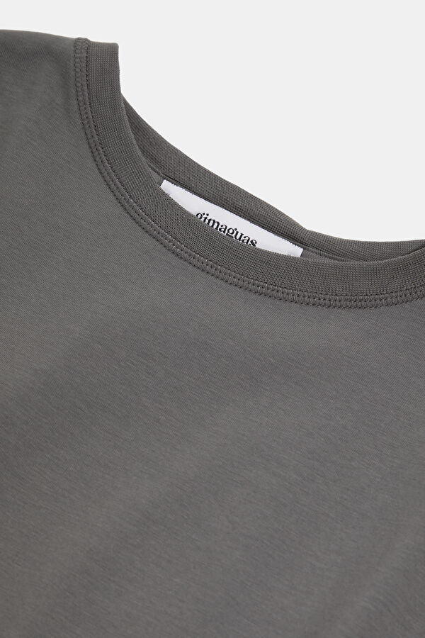 Dark Gray Mini Women's Dress 3
