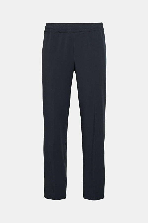 Relax Fit Navy Blue Men's Trousers