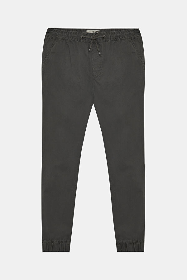 Dark Grey Straight Leg Men's Trousers
