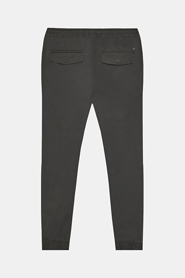 Dark Grey Straight Leg Men's Trousers 2