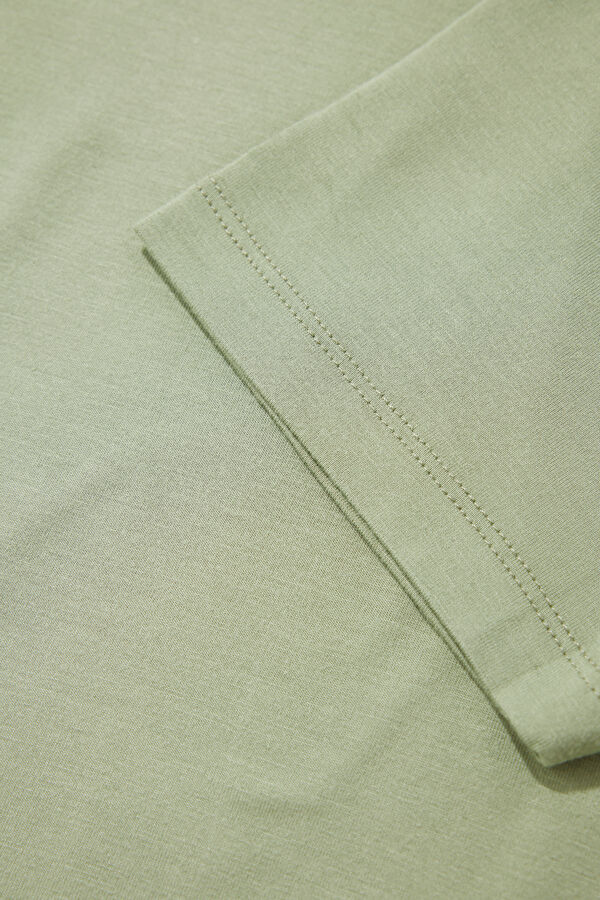 Green Crew Neck T-Shirt 4